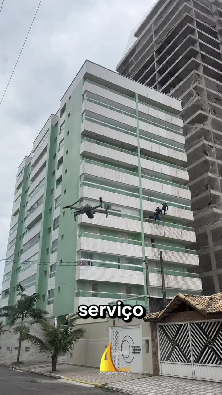 Inspeção aérea completa feita com drone